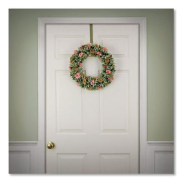 Spring Pastel Floral Wreath, 18" x 18" x 3.93", Assorted Colors