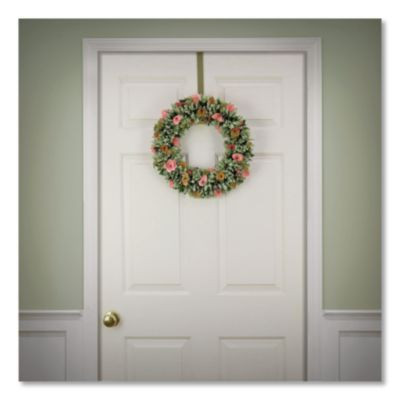 Spring Pastel Floral Wreath, 18" x 18" x 3.93", Assorted Colors