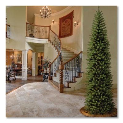 Kingswood Fir Pencil Tree, 46" x 46" x 144", Green Tree, Green Tree Stand
