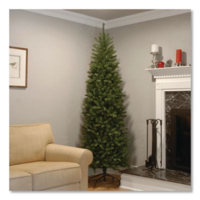 Kingswood Fir Pencil Tree, 29" x 29" x 84", Green Tree, Green Tree Stand