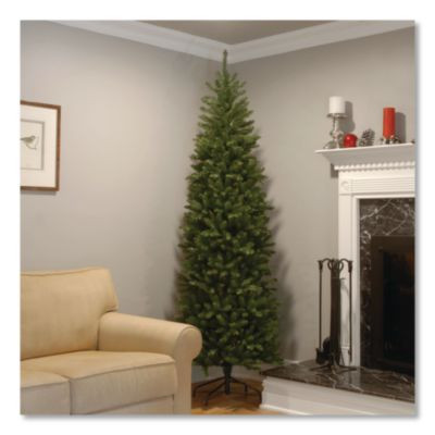 Kingswood Fir Pencil Tree, 35" x 35" x 108", Green Tree, Green Tree Stand