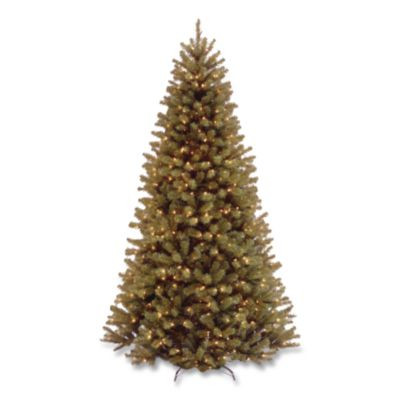 Pre-Lit North Valley Spruce Tree, 39" x 39" x 72", Green Tree, Green Tree Stand