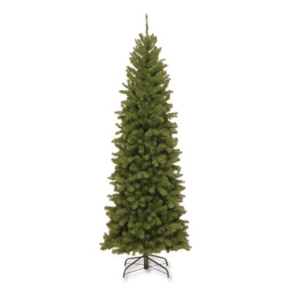 North Valley Spruce Pencil Slim Tree, 32" x 32" x 90", Green Tree, Green Tree Stand