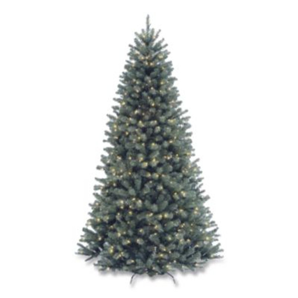 Pre-Lit North Valley Spruce Blue Tree, 42" x 42" x 78", Blue Tree, Green Tree Stand