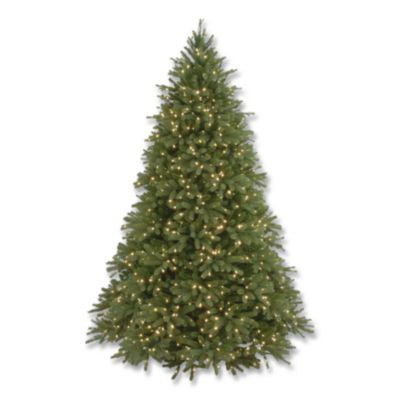 Pre-Lit Grande Fir Pencil Slim Tree, 78" x 78" x 108", Green Tree, Green Tree Stand