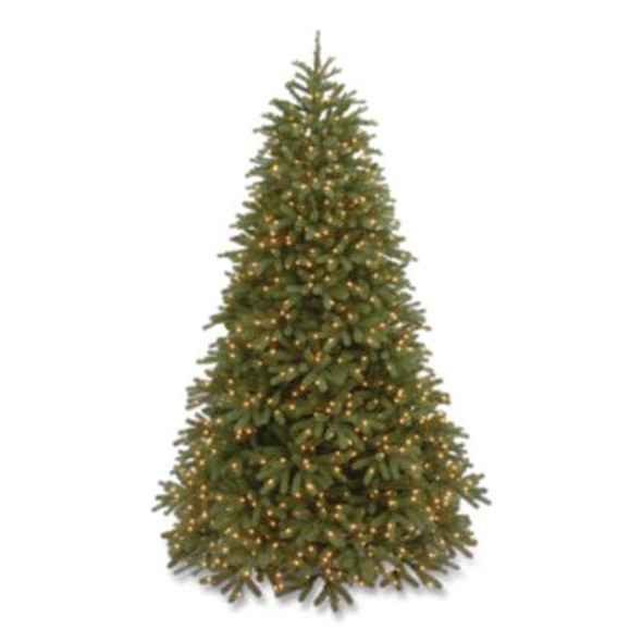 Pre-Lit Jersey Fraser Fir Medium Tree, 56" x 56" x 90", Green Tree, Green Tree Stand