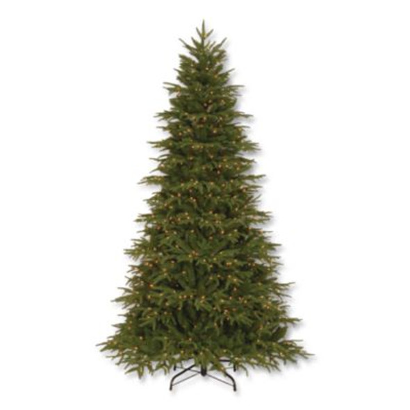 Pre-Lit Northern Fraser Tree, 57" x 57" x 90", Green Tree, Green Tree Stand