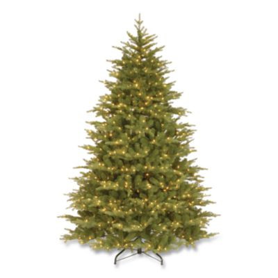 Pre-Lit Nordic Spruce Medium Tree, 69" x 69" x 108", Green Tree, Green Tree Stand