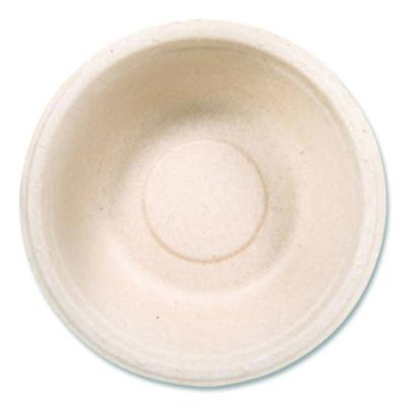 Compostable Molded Fiber Dinnerware, Proplanet Seal, Bowl, 12 Oz, Natural, 1,000/Carton