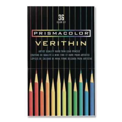 Verithin Colored Pencils, Assorted Lead And Barrel Colors, 36/Set