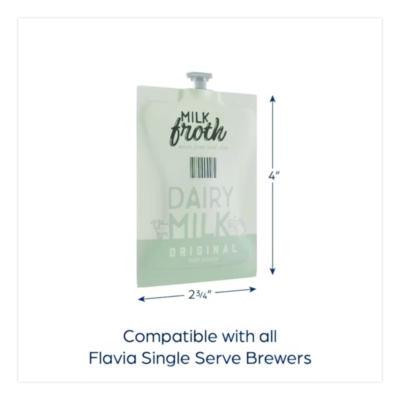 Flavia Real Milk Froth Freshpacks, 0.46 Oz Packet, 72/Carton