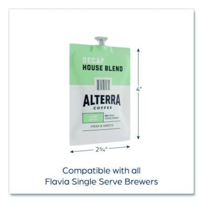 Coffee Freshpack Pods, House Blend Decaf, Light Roast, 0.25, 100/Carton