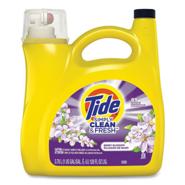 Simply Clean And Fresh Laundry Detergent, Berry Blossom, 89 Loads, 128 Oz Pump Bottle