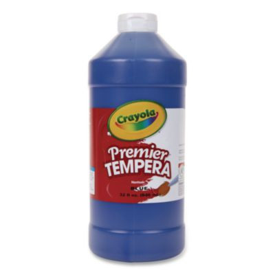Premier Tempera Paint, 32 Oz Bottle, Blue