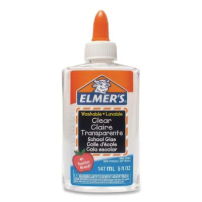 Washable Clear School Glue, 5 Oz, Dries Clear