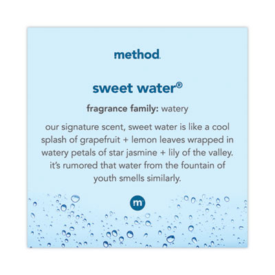 Gel Hand Wash Refill Tub, Sweet Water Scent, 34 Oz, 4/Carton