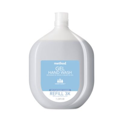 Gel Hand Wash Refill Tub, Sweet Water Scent, 34 Oz, 4/Carton