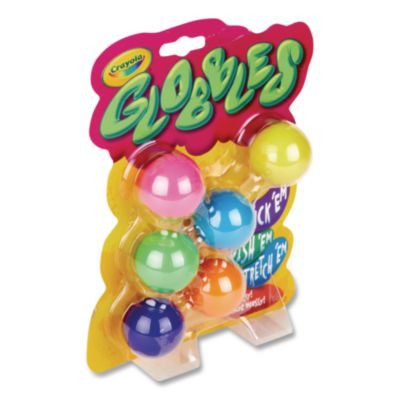 Globbles Squish Toys, Ages 4 And Up, Assorted Colors, 6/Pack