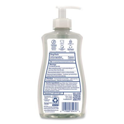 Antibacterial And Sensitive Fragrance-Free Liquid Hand Soap, Unscented, 11 Oz, 12/Carton