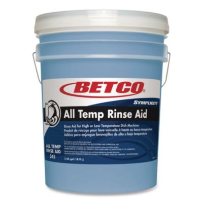 Symplicity All Temp Rinse Aid, 5 Gal Pail