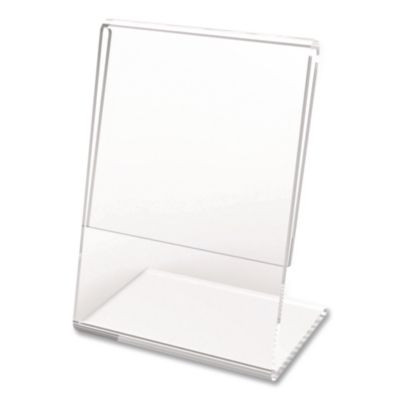 Mini Tabletop Sign Holder, 3 x 4 Insert, Clear