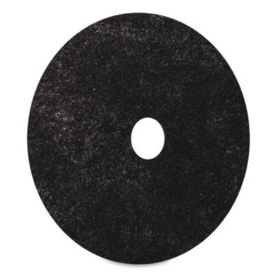 Stripping Pads, Heavy-Duty, 20" Diameter, Black, 5/Carton