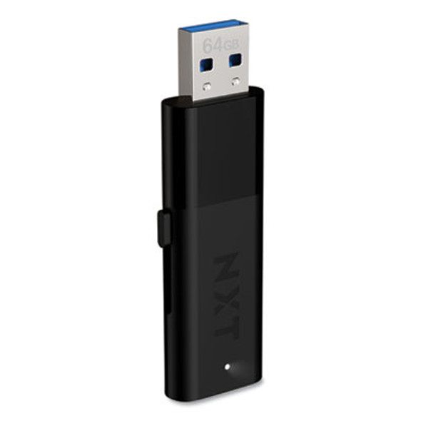 Usb 3.0 Flash Drive, 64 Gb, Black, 2/Pack