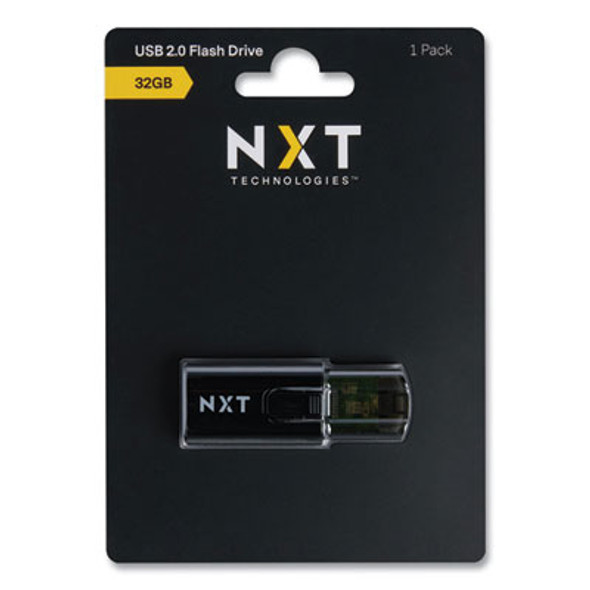 Usb 2.0 Type-A Flash Drive, 32 Gb, Black