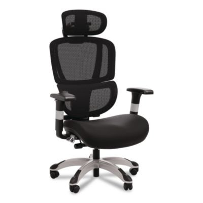 Minverva Pro Multifunction Chair, Supports Up To 275 Lb, 17.7" To 21.4" Seat Height, Black Seat, Black Back, Black Base