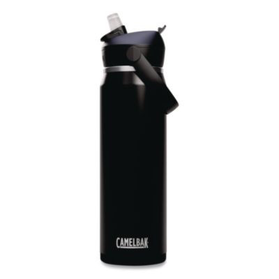 Thrive Flipstraw Stainless Steel Vacuum Insulated Water Bottle, 32 Oz, Navy