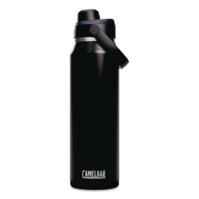 Thrive Chug Vacuum Insulated Stainless Steel Water Bottle, 32 Oz, Black
