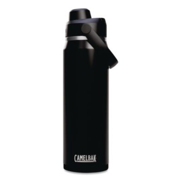 Thrive Chug Vacuum Insulated Stainless Steel Water Bottle, 25 Oz, Black
