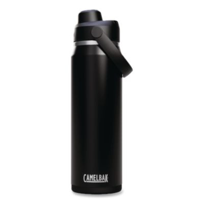 Thrive Chug Vacuum Insulated Stainless Steel Water Bottle, 25 Oz, Black
