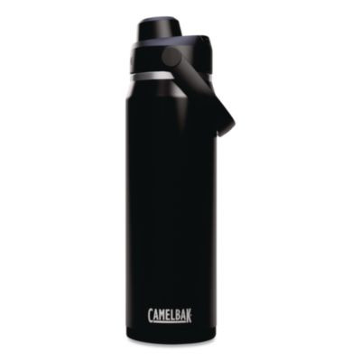 Thrive Chug Vacuum Insulated Stainless Steel Water Bottle, 25 Oz, Black