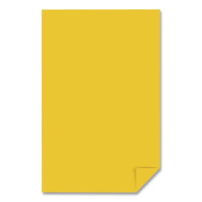 Color Paper, 24 Lb Bond Weight, 11 x 17, Solar Yellow, 500/Ream, 5 Reams/Carton