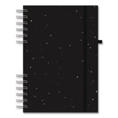 Twin-Wire Journal, Open Diary Format, Assorted Cover Colors, (90) Assorted Color 8.5 x 6.5 Sheets, 2/Pack