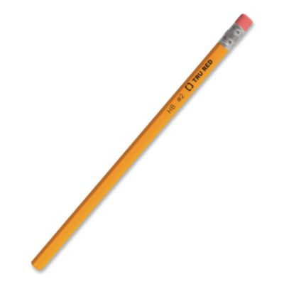 Wooden Pencils, Hb (#2), Black Lead, Yellow Barrel, 12 Pencils/Pack, 72 Packs/Carton