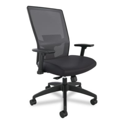 Workspace2.0 500 Series Task Chair, Supports Up To 300 Lb, 17.8" - 22.8" Seat Height, Black Fabric Seat/Mesh Back, Black Base