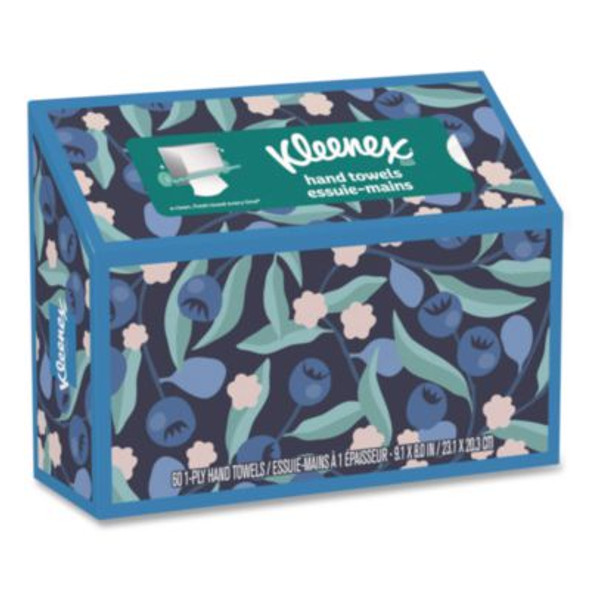 Hand Towels In a Pop-Up* Box, 1-Ply, 6.8 x 9, White, 60/Box, 6 Boxes/Carton