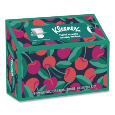 Hand Towels In a Pop-Up* Box, 1-Ply, 6.8 x 9, White, 60/Box, 6 Boxes/Carton