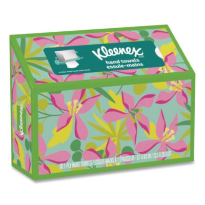Hand Towels In a Pop-Up* Box, 1-Ply, 6.8 x 9, White, 60/Box, 6 Boxes/Carton