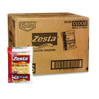 Zesta, Individually Wrapped, Saltine, 500/Carton
