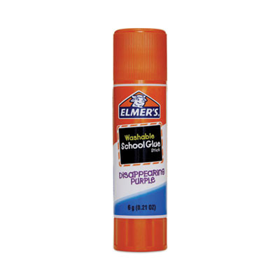 Disappearing Purple School Glue Stick, 0.21 Oz, Dries Clear, 12/Pack