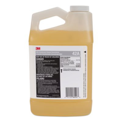 Mbs Disinfectant Cleaner Concentrate, 0.5 Gal Bottle, Unscented, 4/Carton