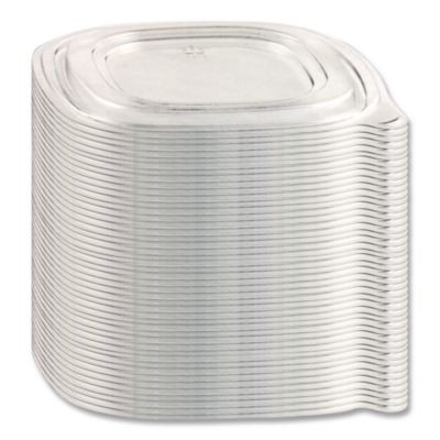 Crystal Classics Lids, 8.13 x 8.13 x 0.34, Clear, Plastic, 150/Carton