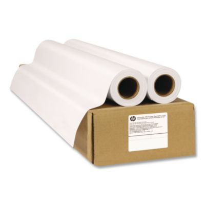 Premium Matte Polypropylene Paper, 2" Core, 36" X 75 Ft, Matte White, 2/Pack