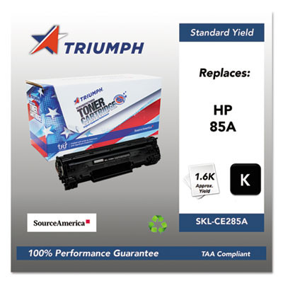 751000Nsh1100 Remanufactured Ce285a (85a) Toner, 1,600 Page-Yield, Black