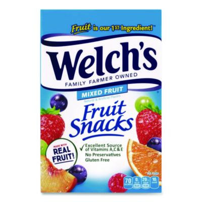 Fruit Snacks, Mixed Fruit, 0.9 Oz Pouch, 40/Box