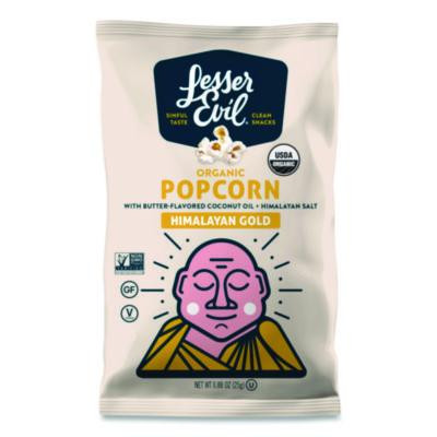 Snack Organic Himalayan Gold Popcorn, 0.88 Oz Bag, 18/Carton