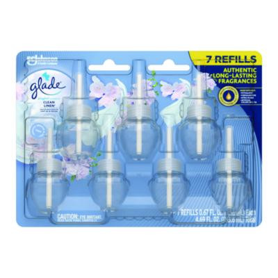 Plugins Scented Oil Refill, Clean Linen, 0.67, 7/Pack